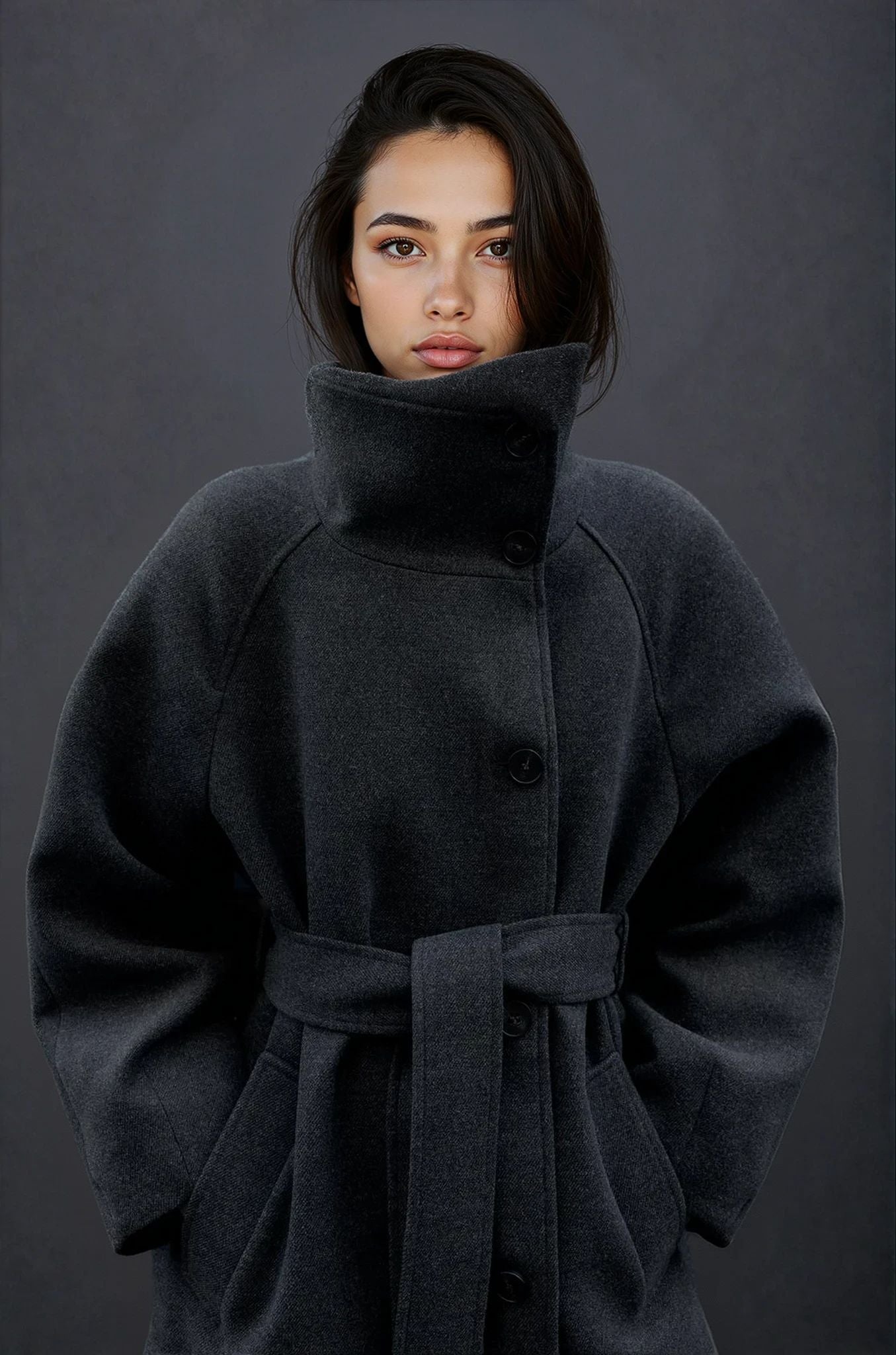 Emelie Coat with Belt