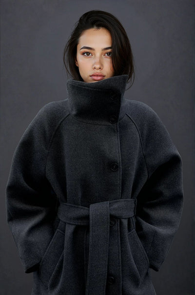 Emelie Coat with Belt
