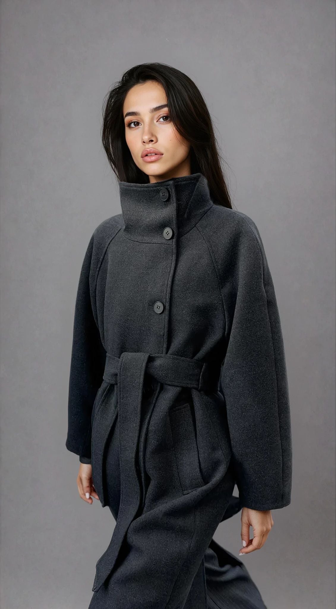 Emelie Coat with Belt