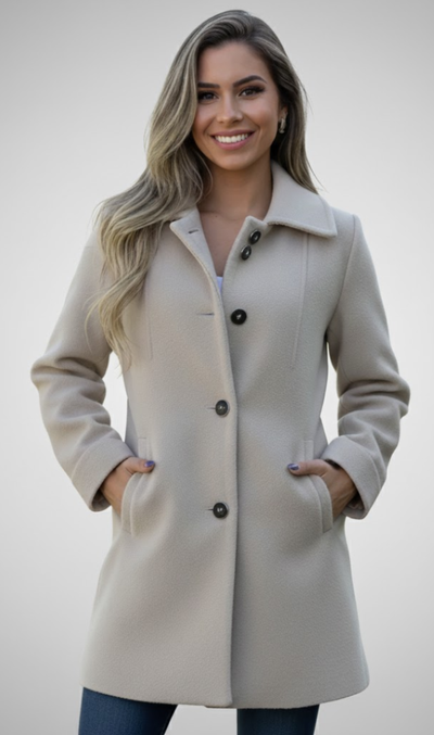 Modavera - Elegant Wool Coat