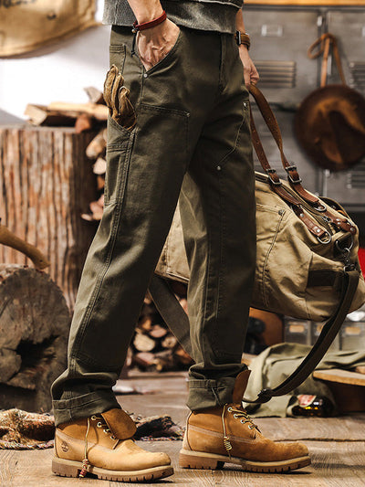RUGGED WORKWEAR STRAIGHT-LEG UTILITY PANTS