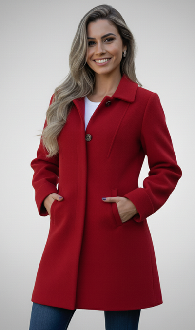 Modavera - Elegant Wool Coat