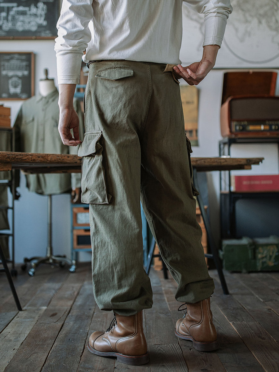 FRENCH ARMY M-47 HBT TROUSERS