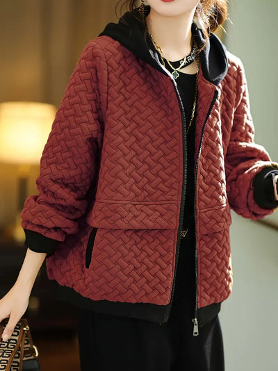 MIRELLE QUILTED HOODIE