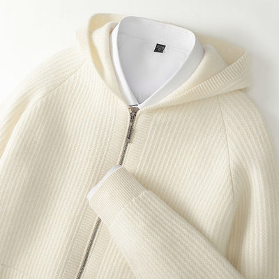SORRENTO CASHMERE ZIP HOODIE