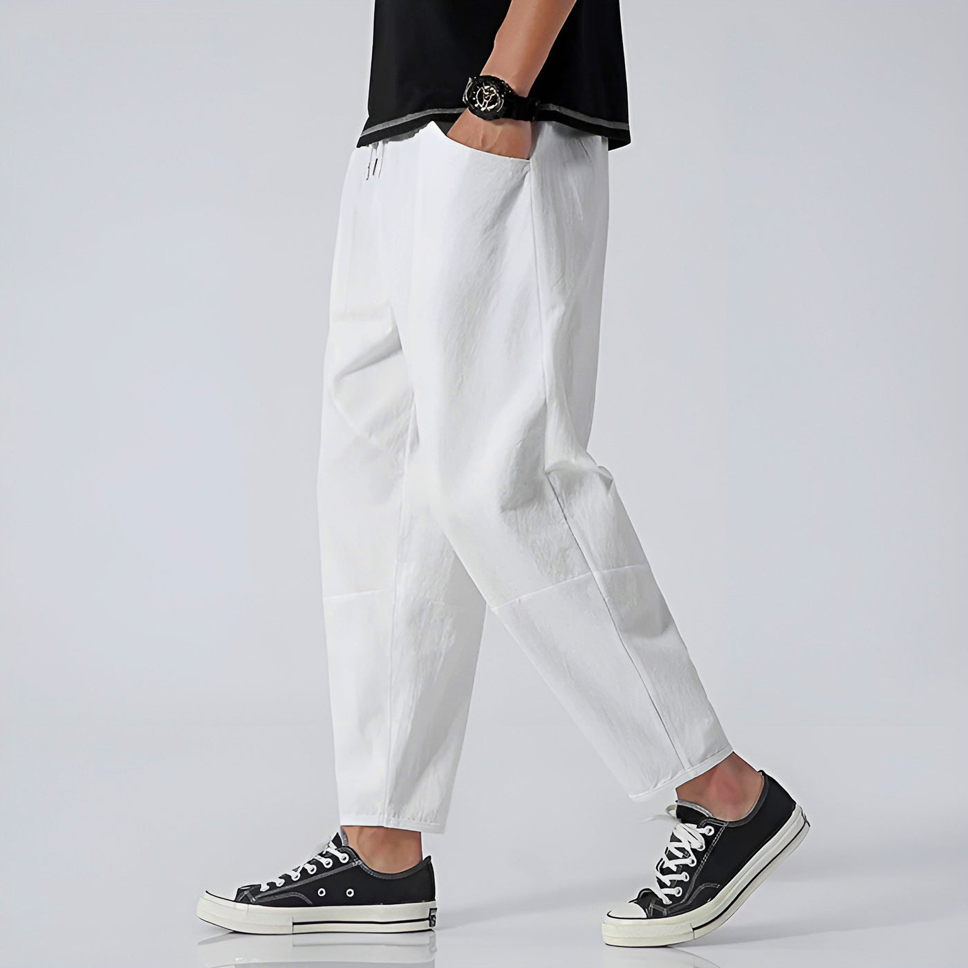 URBAN CROPPED COTTON PANTS