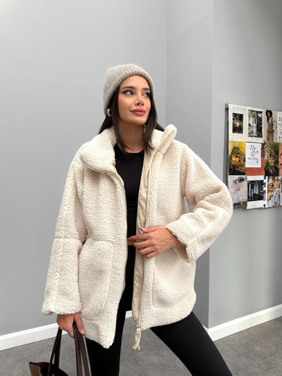 Melis Teddy Fleece Jacket