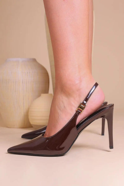 Selina Silk Heels