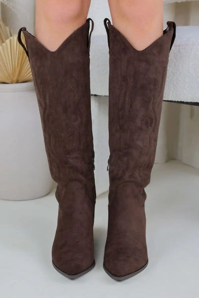 Vaelie Knee Cowboy Boots