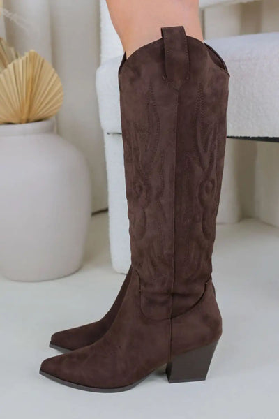 Vaelie Knee Cowboy Boots