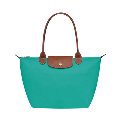 Large Le Pliage Tote, Turquoise