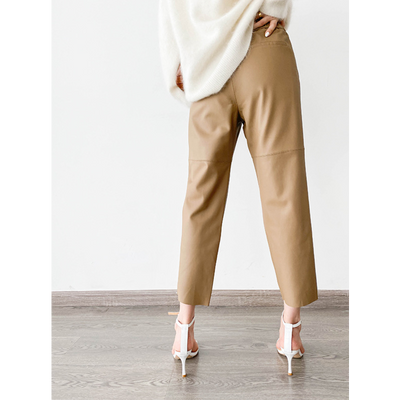 NERISSE LEATHER TROUSERS