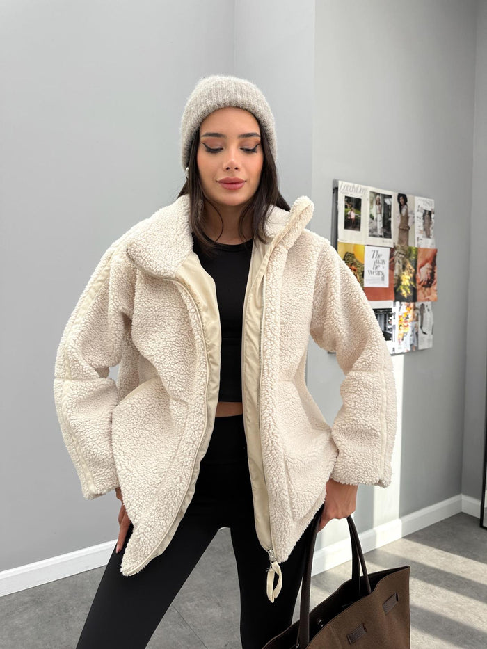 Melis Teddy Fleece Jacket